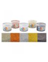 GLITTER IN POLVERE 50 GR. COLORE ARGENTO 12 PEZZI