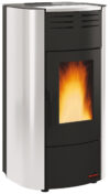 TERMOSTUFA PELLET ARGENTO RAFFAELLA IDRO NORDICA EXTRAFLAME