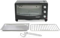 FORNO ELETTRICO VENTILATO 1380W NERO - 3 FUNZIONI CON TIMER 24 LT - immagine 4