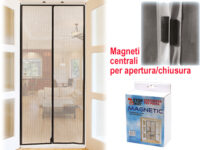 ZANZARIERE STOP INSET MAGNETIC PER PORTE 2 TELI 100X220