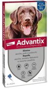 BAYER ADVANTIX CANI OLTRE 25 FINO A 40 KG. CONFEZIONE 4 PIPETTE