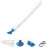 KIT PULIZIA PISCINA AQUACRAWL DOPPIA SCOPA + MANICO + ADATTATORI 58212 BESTWAY