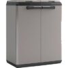 ARMADIETTO IMMONDIZIA SPLIT RECYCLING GRIGIO NERO ANTE 2 LT 110 CM 68X39 H.CM 85 KETER