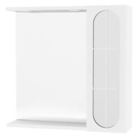 SPECCHIERA DA BAGNO PENSILE SINGOLO 'INA' CM 57 x 16 x H.57 - LACCATO BIANCO - SAVINIDUE