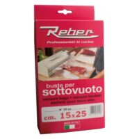 SACCHETTI PRETAGLIATI PER SOTTOVUOTO SCATOLATI - REBER